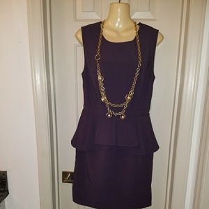 Purple mini dress